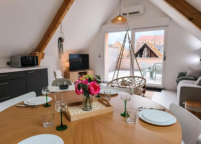 펜션 Parenthese Detente En Alsace - Terrasse & Parking